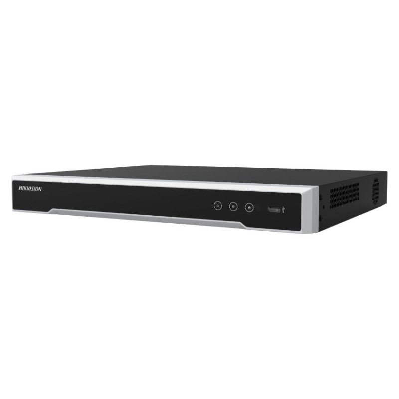 Hikvision 8ch M-Series PoE NVR, 128Mbps, 8K, 2 Bay, 1RU, 4TB