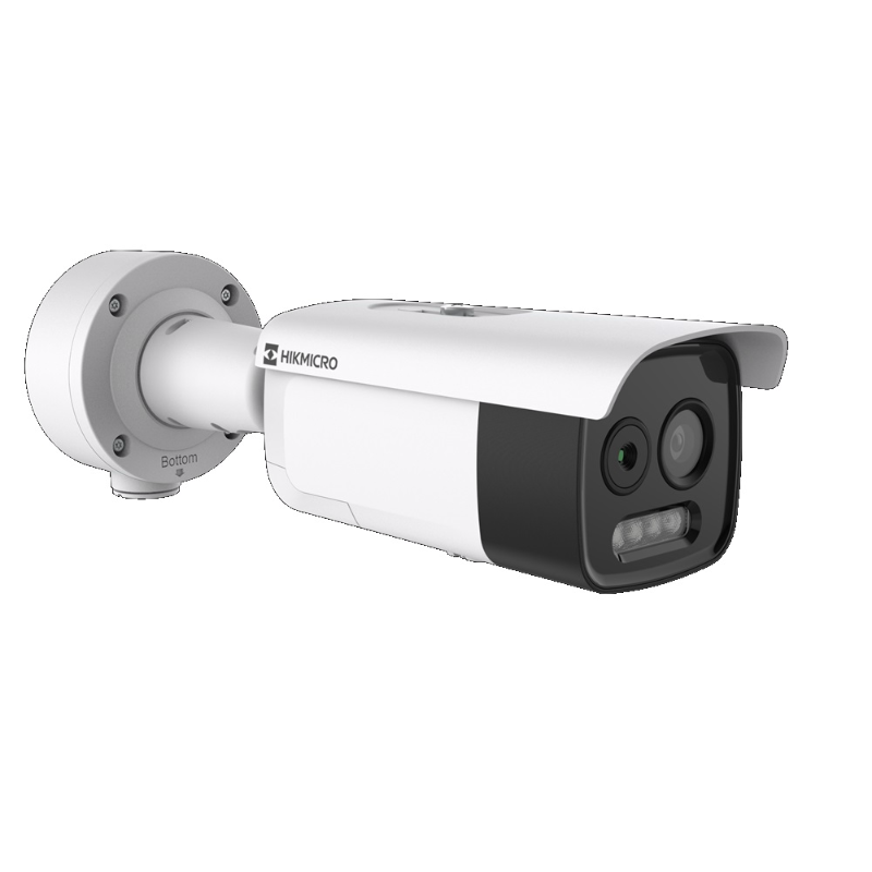 HikMicro HeatPro 256x192 AI Thermal Bi-spec Bullet, +/- 8 deg C, 4MP Optical, 10mm