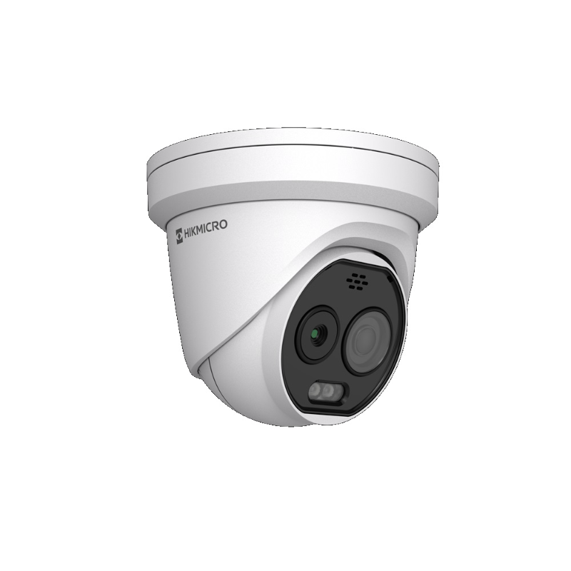 HikMicro HeatPro 256x192 AI Thermal Bi-spec Turret, +/- 8 deg C, 4MP Optical, 2mm