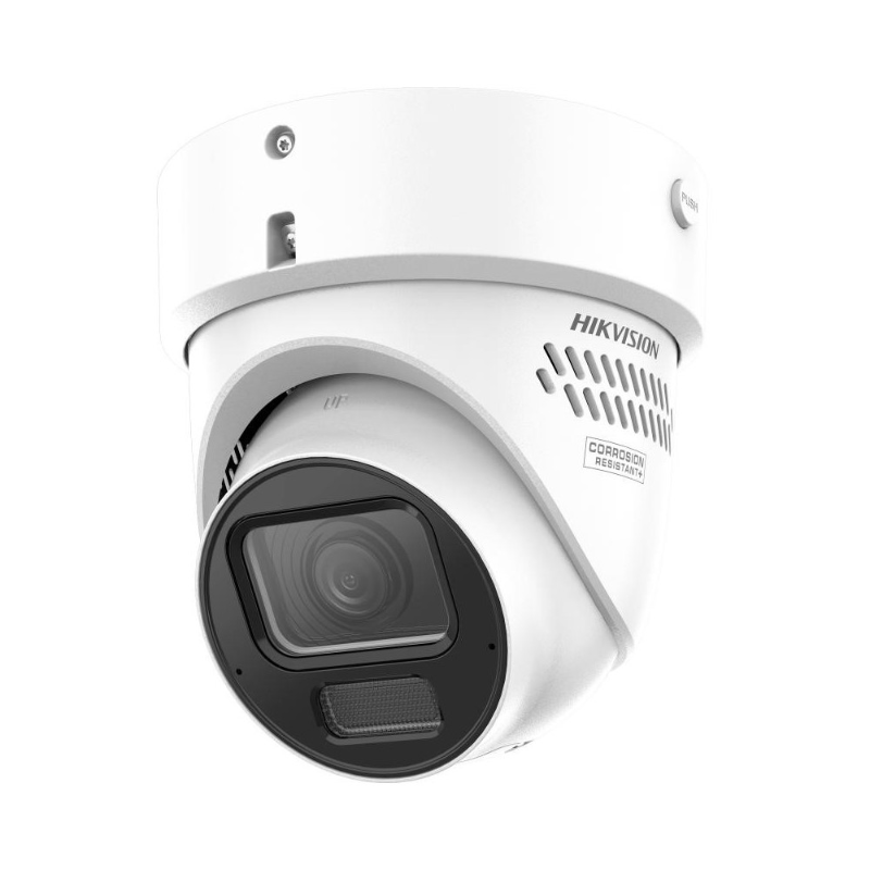 Hikvision 3 Series 6MP MotorisedVF Turret Camera, Dual IR/LED, 2.7-13.5mm