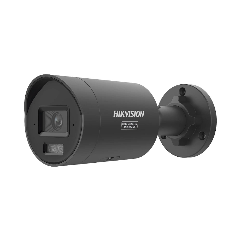 Hikvision 6MP ColorVu 3.0 Outdoor Mini Bullet Camera, Hybrid LED/IR, IP67, Blk, 2.8
