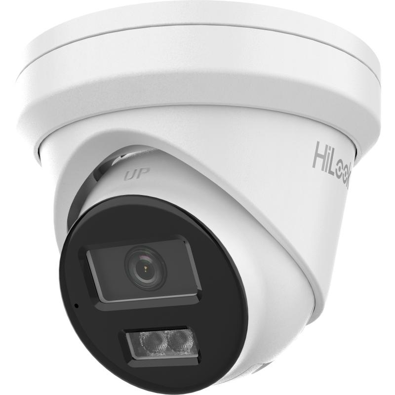 HiLook Pro 6MP Outdoor Turret Camera, IntelliSense, H.265, 30m IR, Mic, IP67, 2.8m