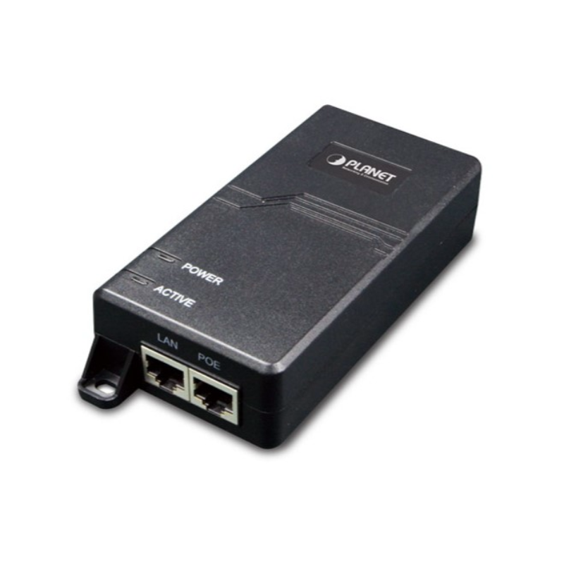 Planet Industrial Gigabit PoE Injector, 10/100/1000Mbps, 30W