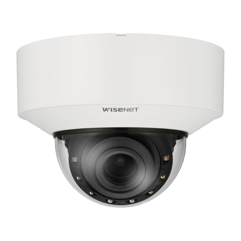 Hanwha 2MP Indoor Dome Camera, H.265, 60fps, 40m IR, 2.8-12mm