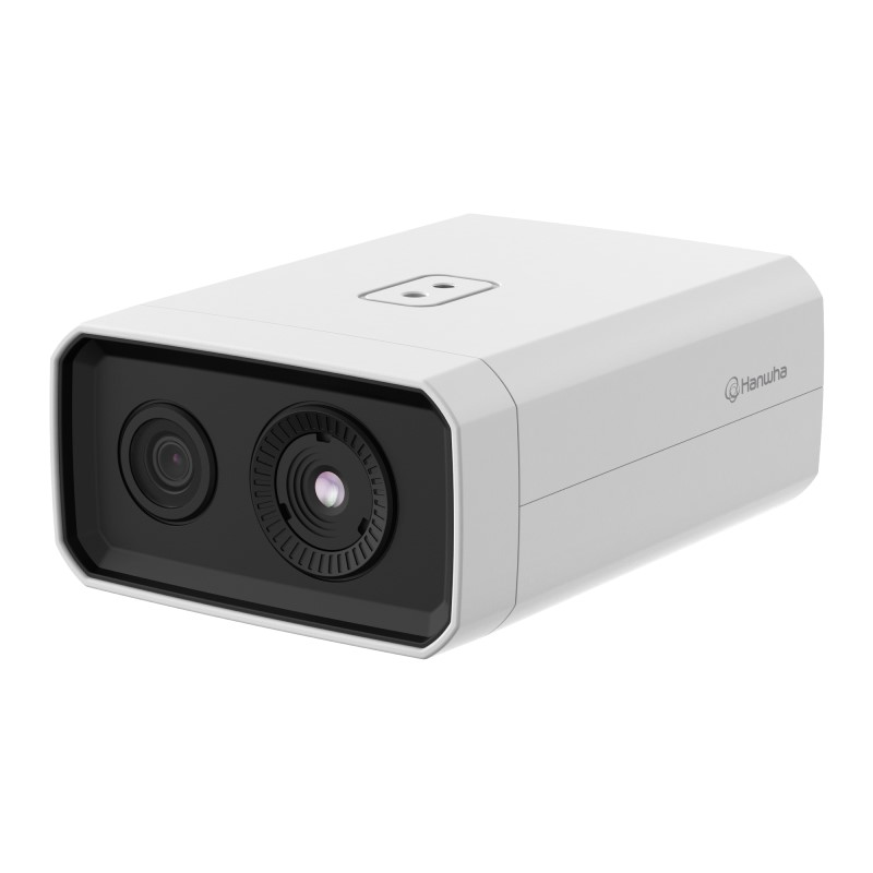 Hanwha Indoor 2MP Bi-Spec AI Radiometric Thermal Camera, 30fps, 4mm