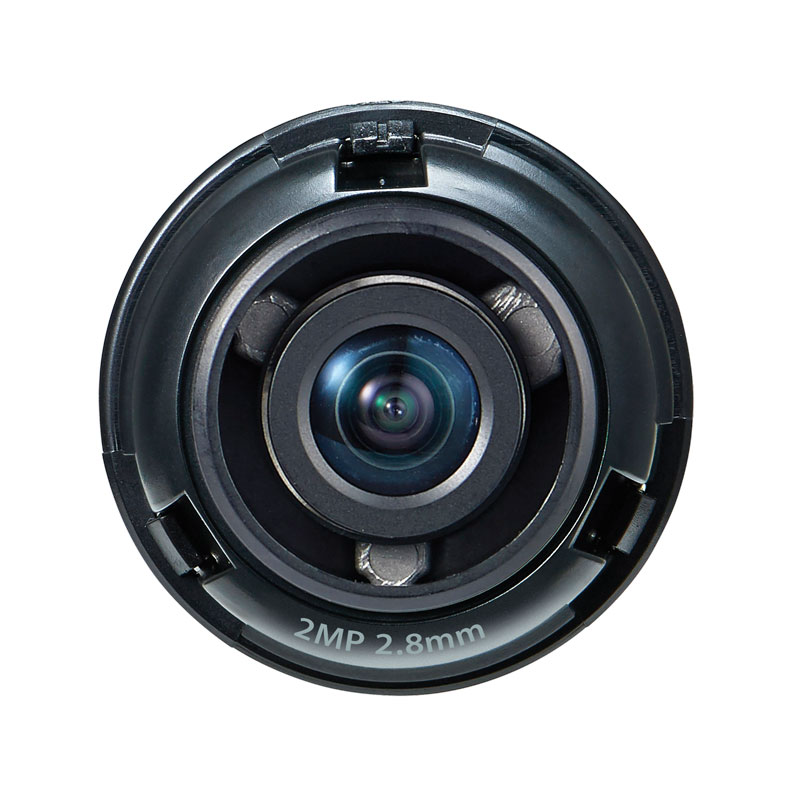 Hanwha Wisenet 1/2.8" Fixed Focal Megapixel Lens to suit PNM-9000VQ, F2.0, 2.8mm