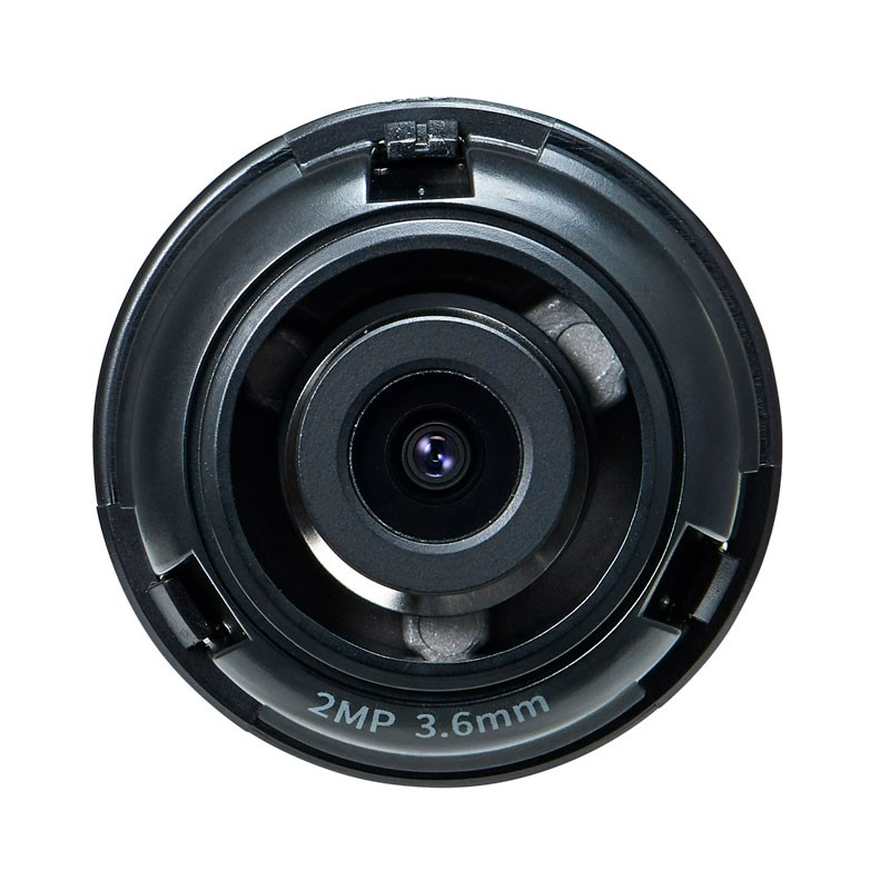 Hanwha Wisenet 1/2.8" Fixed Focal Megapixel Lens to suit PNM-9000VQ, F2.0, 3.6mm