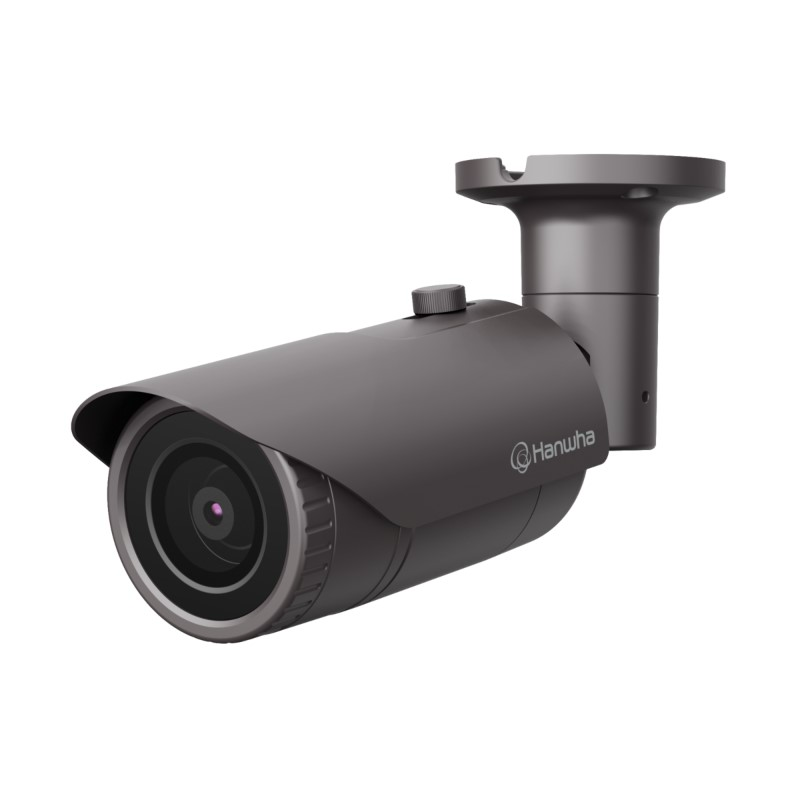 Hanwha Wisenet 4MP Outdoor Bullet Camera, H.265, 30fps, 20m IR, IP66, 2.8mm