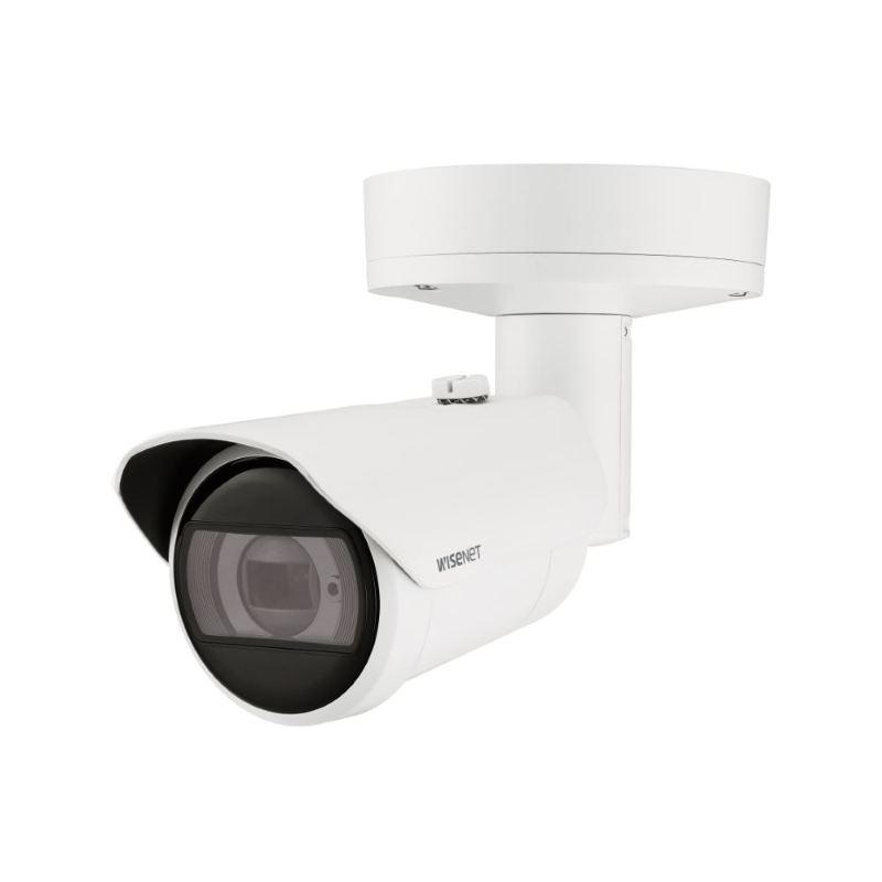 Hanwha Wisenet 4MP Outdoor Bullet Camera, H.265, 60fps, 40m IR, IK10, 2.8-10mm