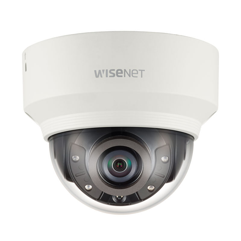 Hanwha Wisenet 5MP Indoor Dome Camera, H.265, 30fps, WDR, 30m IR, 7mm