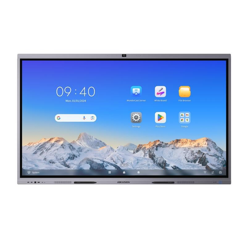 Hikvision 86" 4K UHD Interactive Display, Mic, Webcam, EDLA Cert