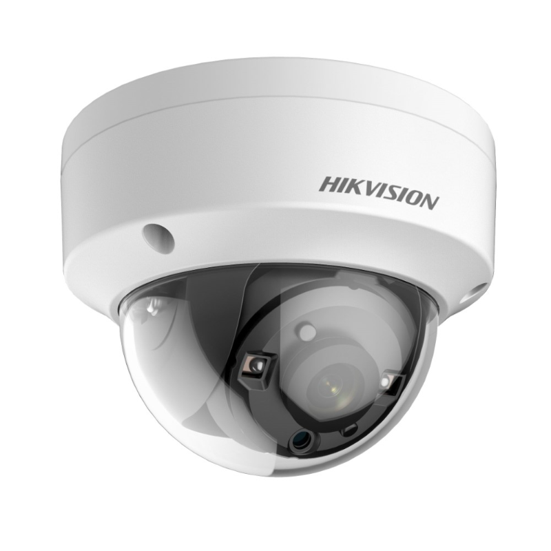 Hikvision TVI4.0 5MP Outdoor Dome Camera, 130dB WDR, 30m IR, 4 in 1, 3.6mm